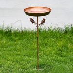 Detachable Ground Stake Bird Bath for Garden & Backyard