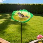 Easy-Clean Detachable Ground Mounted Bird Bath
