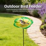 Easy-Clean Detachable Ground Mounted Bird Bath