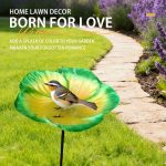Easy-Clean Detachable Ground Mounted Bird Bath