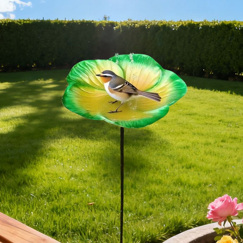 Easy-Clean Detachable Ground Mounted Bird Bath